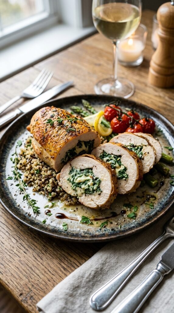 Spinach Stuffed Chicken Breast