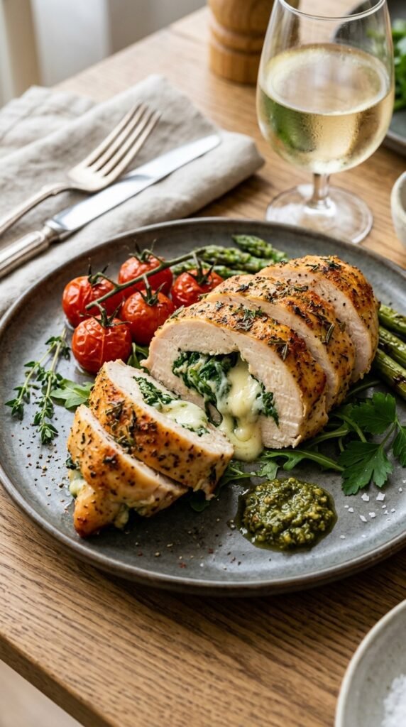 Spinach Stuffed Chicken