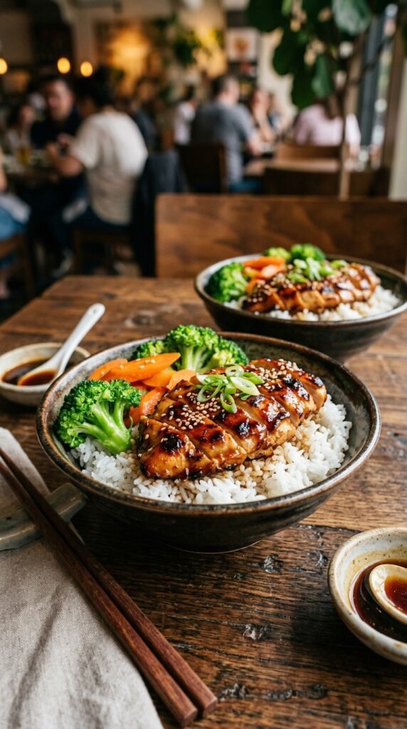 Teriyaki Chicken Breast Bowls