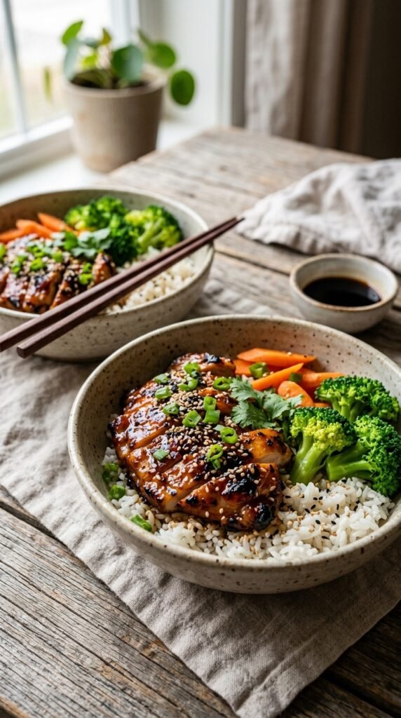 Teriyaki Chicken Rice Bowls