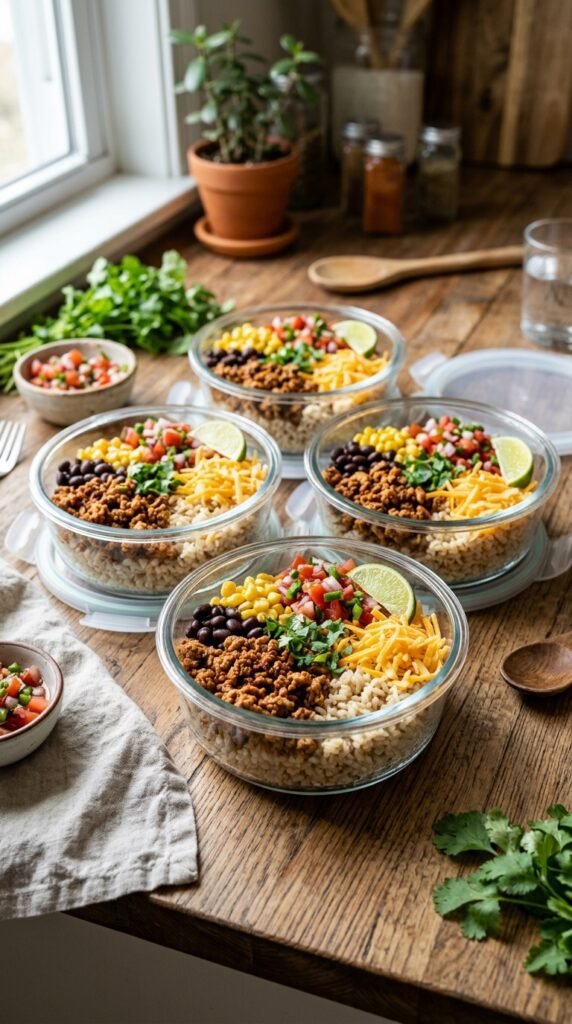 Turkey Taco Bowls