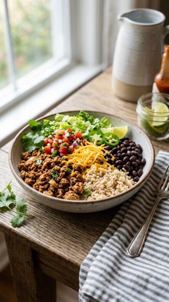 Turkey Taco Bowls