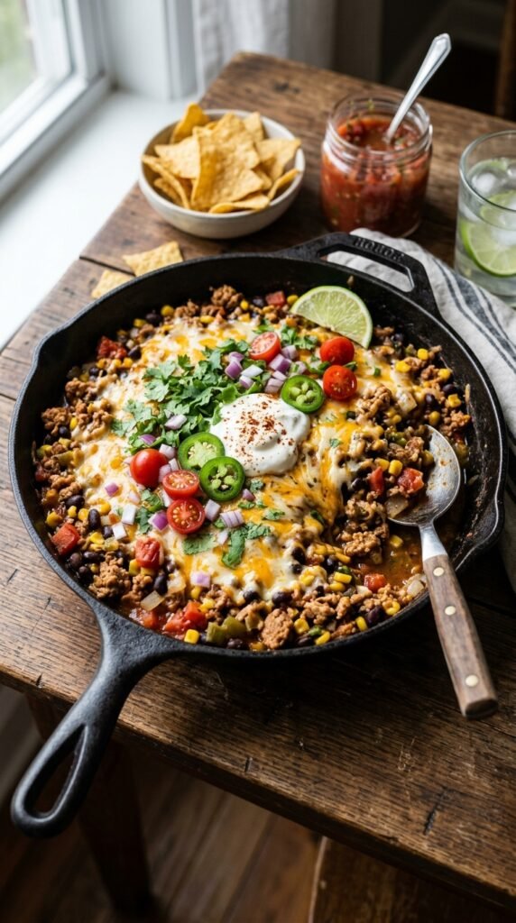 Turkey Taco Skillet